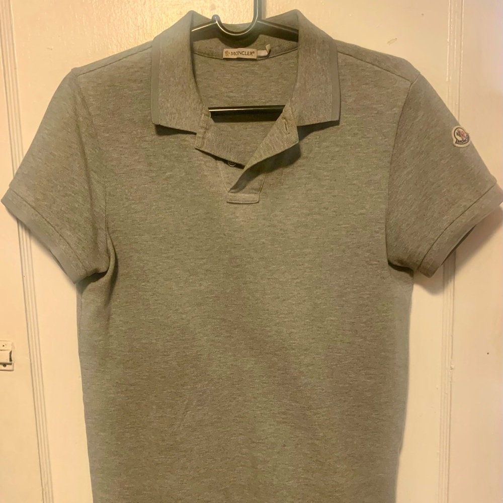 Grey polo shirt small